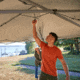 Coleman Oasis Lite Onepeak 10x10ft Canopy, Sun Wall Back, CM101031001-4
