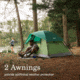 Coleman Sundome Camping Tent - 2 Person, Spruce Green, CM1010110019-9
