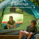 Coleman Sundome Tent 9 X 7 4 Person Spruce Green