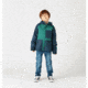 Columbia Casual Slopes Jacket - Boys, Pine Green Heather, Coll Navy Heather, Extra Large, 1801301363-XL