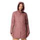 Columbia Heavenly Long Hooded Jacket - Womens, Fig, S, 1738161-609-S