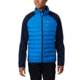 Columbia Lake 22 Hybrid Down Jacket - Mens, Azure Blue, Collegiate Navy, Small, 1864604463-S