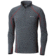 Columbia Midweight Stretch Long Sleeve Half Zip - Mens, Graphite/Red Spark, Large, 1638571055-L