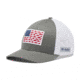 Columbia PFG Mesh Fish Flag Ball Cap, Titanium/White, 2XL, 1836811049Ttnm,WhtXXL