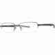 Columbia Sawtooth Eyeglass Frames - Frame Gunmetal/Red, Size 51/18mm CBSAWTOOTH02
