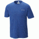 Columbia Silver Ridge Zero Short Sleeve Shirt - Mens, Azul Heather, M, 1654361437M