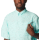 Columbia Tamiami II SS Shirt, Gulf Stream, Extra Small - Mens, 1287051499-XS