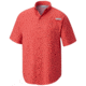 Columbia Tamiami II SS Shirt, Sunset Red, Extra Small - Mens, 1287051683-XS