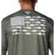 Columbia Terminal Tackle PFG Fish Flag Long Sleeve - Mens, Cypress/Cool Grey Bass Lures, 2XL, 1872661318-318-XXL