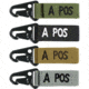 Condor Outdoor Blood Type Key Chain 4 Pcs/Pack, Apos, Olive Drab, 239A+001-1