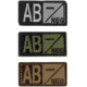 Condor Outdoor Blood Type Patch 6 Pcs/Pack, Abneg, Coyote Tan, 229AB-003
