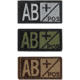 Condor Outdoor Blood Type Patch 6 Pcs/Pack, ABpos, Foliage/Black, 229AB+007-7