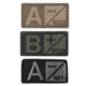 Condor Outdoor Blood Type Patch 6 Pcs/Pack, Opos, Coyote Brown, 229O+498