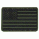 Condor Outdoor PVC US Flag Patch, 6 Pc/Pack, Olive Drab, 181004-001