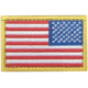 Condor Outdoor US Flag Patch 6 Pcs/Pack, R4, Red/White/Blue, 230-004R