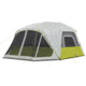 Core Equipment 10 Person Instant Cabin Tent w/Screen Room, Green/Grey, 40036