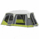 Core Equipment 12 Person instant Cabin Tent with Double Awning, Green/Gray, 18 x 10 ft, 40061