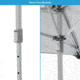 Core Equipment 13x13 Instant Canopy, Grey, 40155