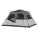 Core Equipment 6 Person Instant Cabin Tent w/ Full Fly, Grey, 40216