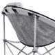 Core Equipment Oversized Mesh Round Chair, Gray, 37 x 34 x 35 in, 40074