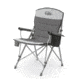 Core Equipment Padded Hard Arm Chair, Gray, 25 x 35.5 x 35 in, 40021