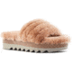 Cougar Pozy Lambswool Sandal - Womens, Oak, 9, Pozy-Oak-9