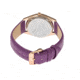 Crayo Graffiti Leather-Band Watch, Multicolor/Purple, CRACR4006