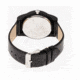 Crayo Womens Dazzle Leather-Band Watch w/Date, Black, CRACR4101