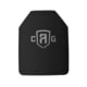 Custom Armor Group 4s16 Level IV Stand Alone Multi Curve Armor Plate, 9.5in x 12.5in, 4s16-SAPI-M