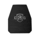 Custom Armor Group 4sas7 Level IV Stand Alone Armor Plate, Swimmers Cut, 10in x 12in, 4sas7-ASC-10X12