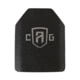 Custom Armor Group AR1000 Rhino Coated Level III Stand Alone Steel Armor Plate, 11in x 14in, AR1000-SAPI-XL