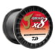 Daiwa J-Braid x8 Grand Braid Line w/Filler Spool, 150yds, 6lb, Gray Light, JBGD8U6-150GL