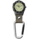 Dakota Watches Aluminum Backpacker Clip Watch, Cream/Khaki 4014371