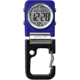 Dakota Watches Digiclip Square Watch,Blue Case w/Sandblasted Aluminum Carabiner 3092-7