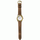 Dakota Watches Easy Time Moonglow Gold, Ladies, White Dial, Brown PU Strap 2237-1
