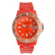 Dakota Watches Fusion Color Link, Orange Dial &amp; Plastic Link Band 3037-1
