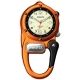 Dakota Watches Mini Clip Microlight, Cream Military Dial, Orange Case 3805-1