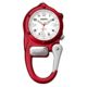 Dakota Watches Mini Clip Microlight, White Military Dial, Red Case 3879-2