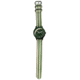 Dakota Watches Plastic Sport, Green Dial, Green/Khaki Nylon Strap 4057-4