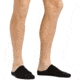 Darn Tough Topless Solid No Show Hidden Lightweight Sock - Mens, Black, Medium, 6055-BLACK-M-DARN