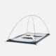 Decathlon Quechua MH100 Waterproof Camping Tent, Grey, 2 Person, 4006573