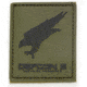 Defcon 5 Logo Rubber Patch, OD Green, D5-PA01 OD