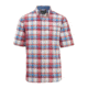Demo,Woolrich Men's Timberline Short-Sleeve Classic Shirt, Old Red Tartan, L, 6161-ODT-DEMO