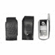 DeSantis Black - Basketweave - Leather Duty Cellphone Holster U77BL16Z4