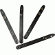 DeSantis Black - Plain - Synlfex Belt Keepers (Set of 4) - Black Snaps U65BJG1Z3