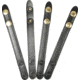 DeSantis Black - Plain - Synlfex Belt Keepers (Set of 4) - Brass Snaps U65BJG1Z2