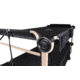 Disc-O-Bed Cot with 2 Side Organiziers, Black, 2XL, 30507BO