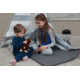 Disc-O-Bed Duvalay with Luxury Memory Foam Sleeping Bag &amp; Duvet, Kids, Ocean Plaid, 50254