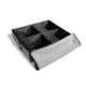 Disc-O-Bed Kid-O-Bunk Angled Footlocker, 600D Polyester, Grey, Childs, 50052