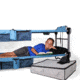 Disc-O-Bed Kid-O-Bunk Angled Footlocker, 600D Polyester, Grey, Childs, 50052